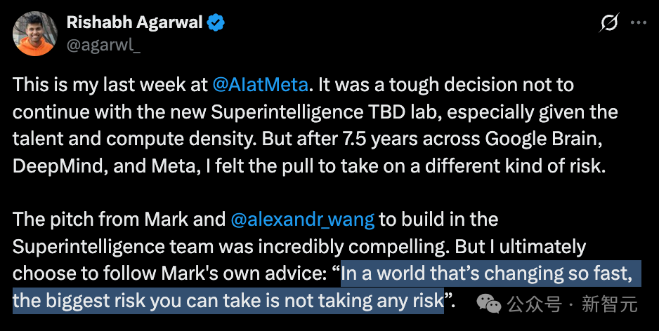 Meta两员大将回流OpenAI,30天爆赚800万?刚入职闪回巢,小扎钞能力失效插图1 Meta两员大将回流OpenAI,30天爆赚800万?刚入职闪回巢,小扎钞能力失效插图1