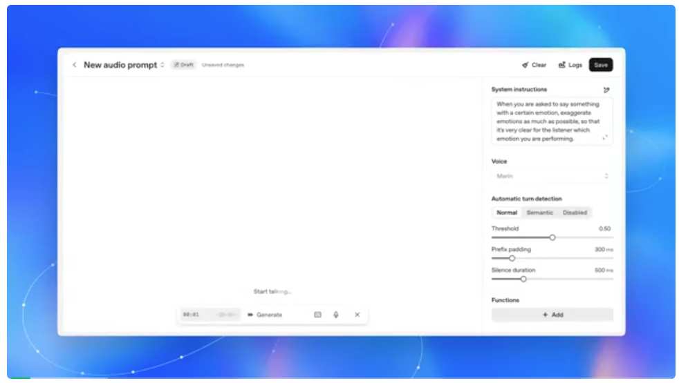 OpenAI刚刚发布GPT-Realtime,AI Agent进入超逼真对话时代插图3 OpenAI刚刚发布GPT-Realtime,AI Agent进入超逼真对话时代插图3
