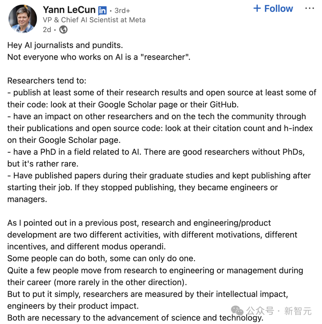 没PhD，算什么AI研究员！LeCun论文竟要28岁辍学生审批，发文「暗讽」内讧升级插图