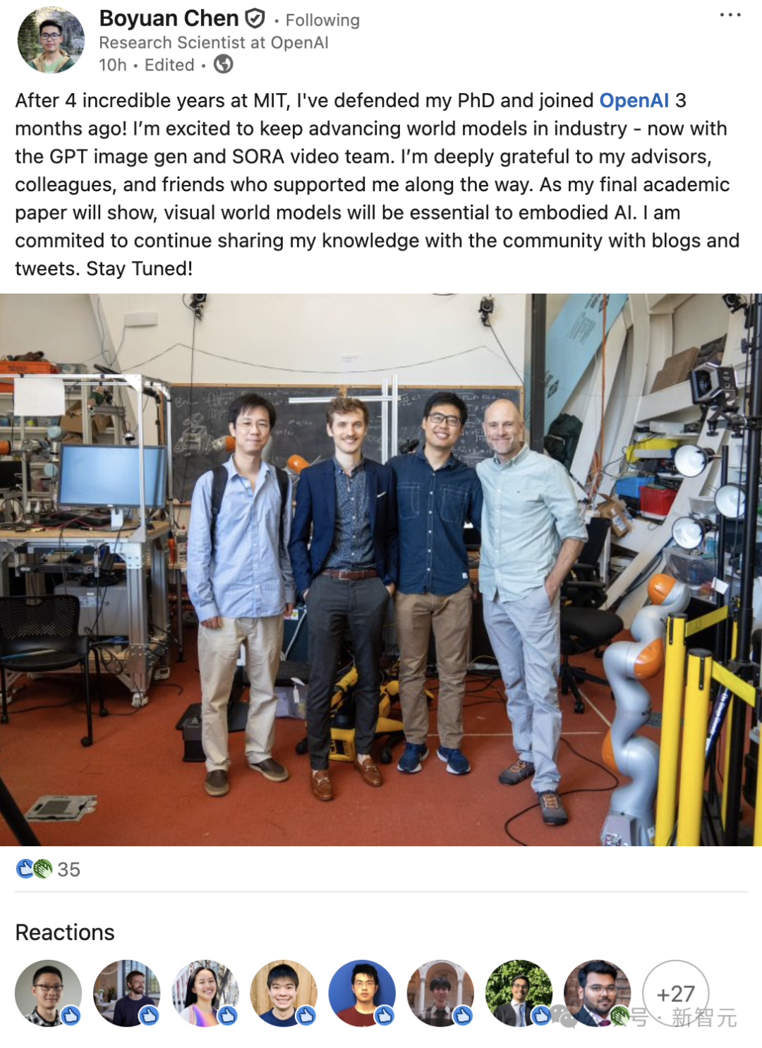 来自MIT最强AI实验室：OpenAI天才华人研究员博士毕业了！插图