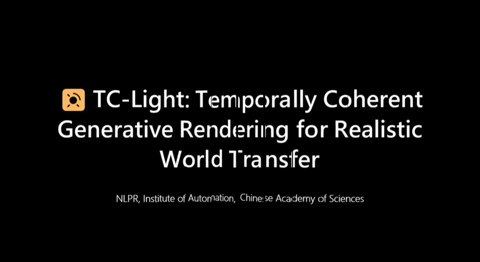 NeurIPS 2025 | 面向具身场景的生成式渲染器TC-Light来了,代码已开源插图 NeurIPS 2025 | 面向具身场景的生成式渲染器TC-Light来了,代码已开源插图