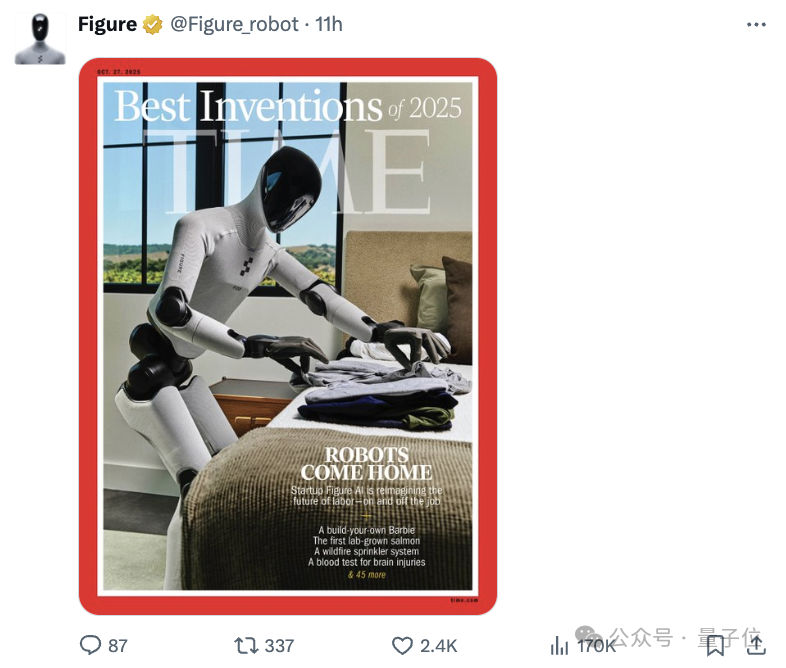 “现阶段就差数据了”Figure 03登《时代》最佳发明榜封面,CEO放话了插图6 “现阶段就差数据了”Figure 03登《时代》最佳发明榜封面,CEO放话了插图6