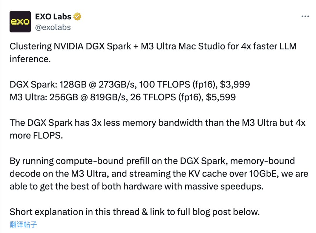 技能英伟达桌面超算,加入苹果Mac Studio快爆了:推理速度飙升至277%插图1 技能英伟达桌面超算,加入苹果Mac Studio快爆了:推理速度飙升至277%插图1