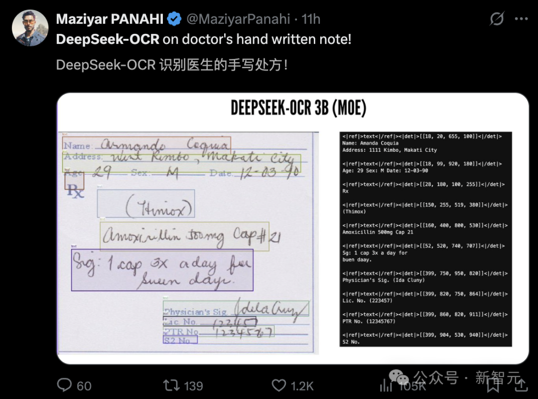 文本已死,视觉当立!Karpathy狂赞DeepSeek新模型,终结分词器时代插图3 文本已死,视觉当立!Karpathy狂赞DeepSeek新模型,终结分词器时代插图3