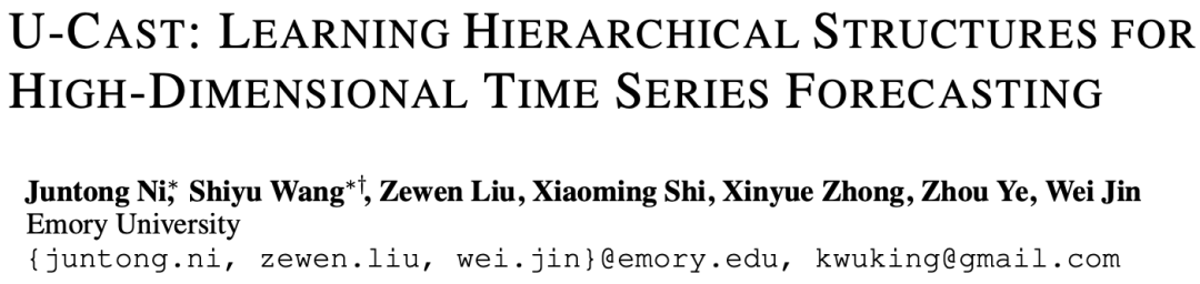 高维时序预测的ImageNet时刻!首个高维时序预测基准发布,模型领跑多数据集SOTA插图 高维时序预测的ImageNet时刻!首个高维时序预测基准发布,模型领跑多数据集SOTA插图