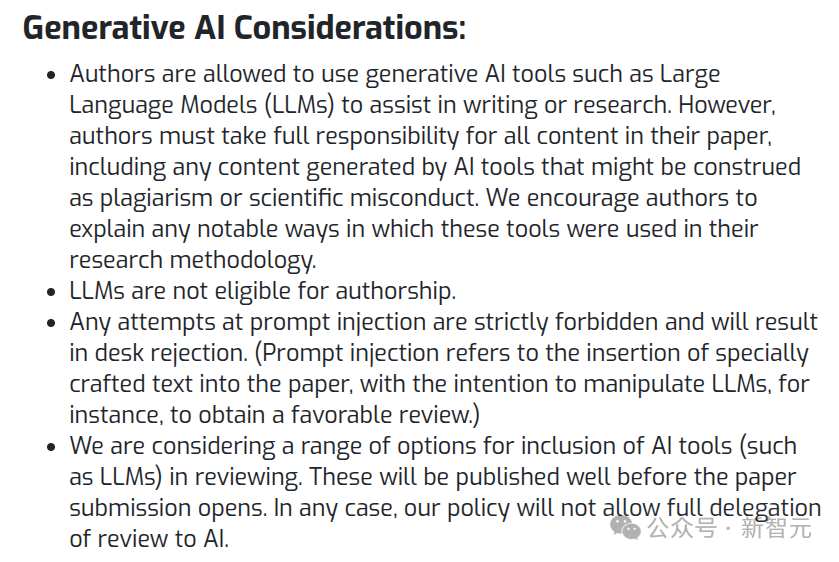 ICML 2026史上最严新规:LLM不得列为作者,滥用AI直接退稿插图1 ICML 2026史上最严新规:LLM不得列为作者,滥用AI直接退稿插图1
