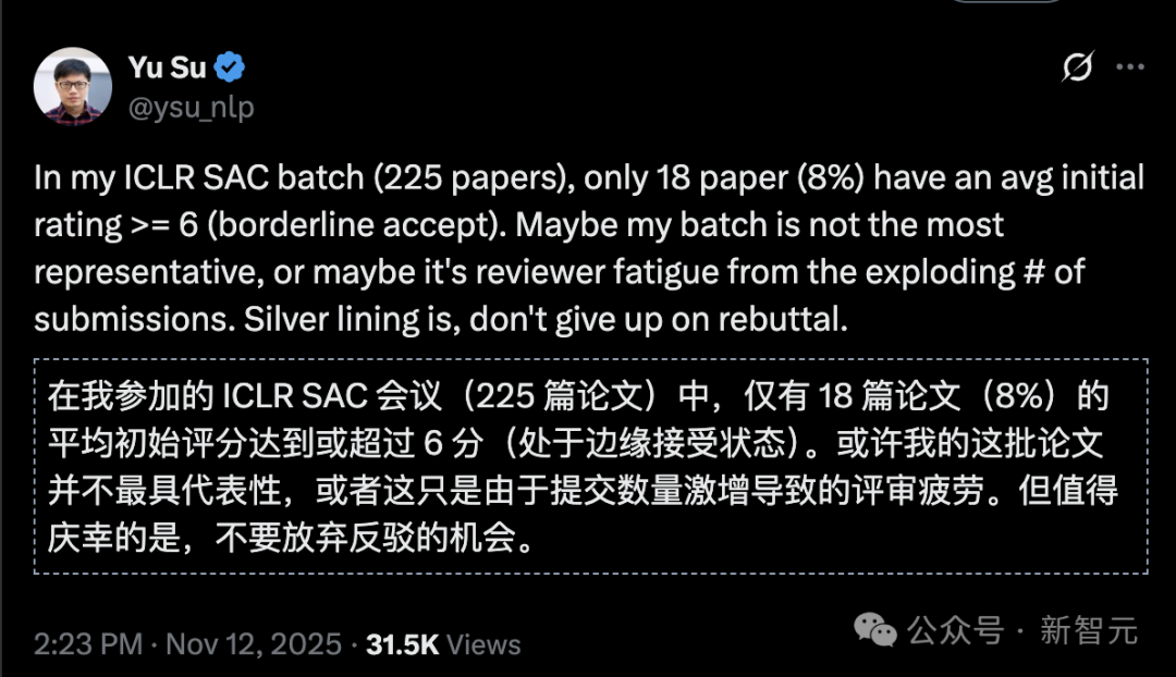ICLR 2026出分,审稿员怒喷「精神病」!DeepMind研究员教你绝地求生插图17 ICLR 2026出分,审稿员怒喷「精神病」!DeepMind研究员教你绝地求生插图17
