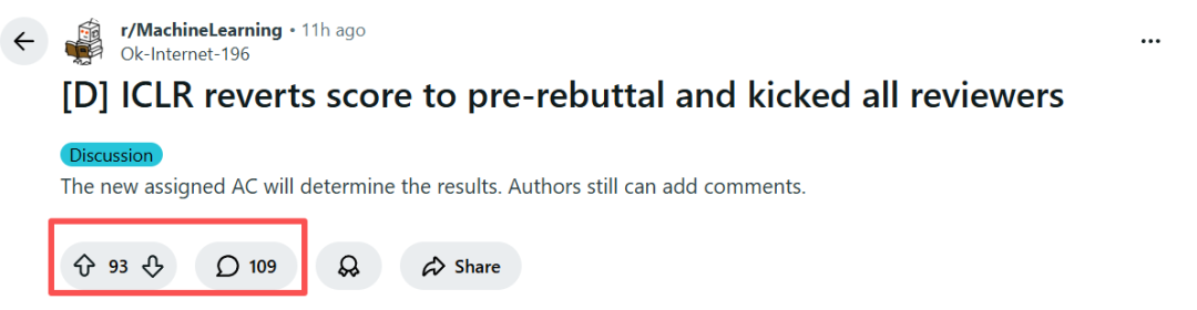 炸了！ICLR 一键清零 rebuttal，全网研究者怒了插图5